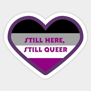 Asexual Pride heart Sticker